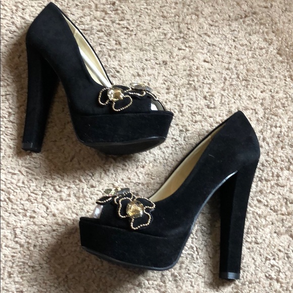 Delicious Velvet heels - Picture 3 of 6